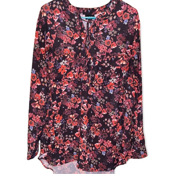 a.n.a Tops - Ana Floral Women’s Pullover Blouse   Long sleeve. Size 3X